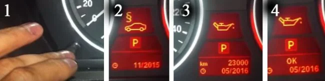 Инструкция по сбросу сервисного интервала BMW X5