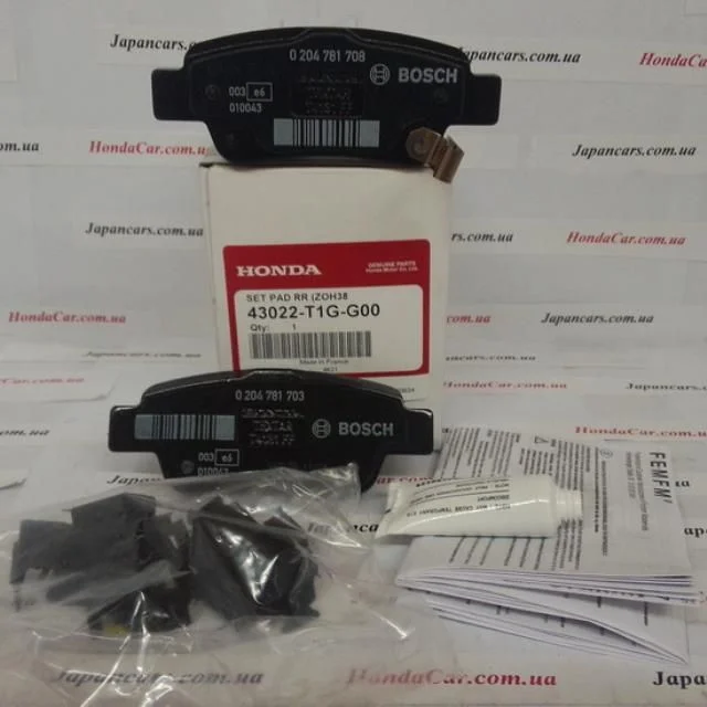 Тормозные колодки HONDA 43022T1GG00