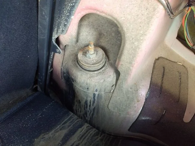 предположительное место течи