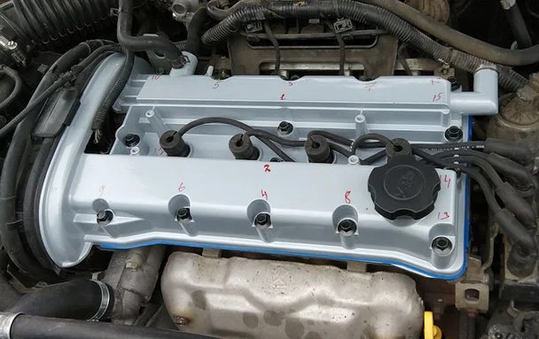 Порядок затяжки болтов ГБЦ