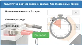 Car Battery Charging Time Calculator