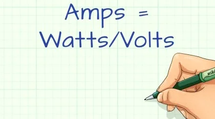 Calculating how many Watts in 1 Amp
