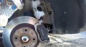 Замена передних тормозных колодок Лада Калина