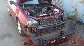 Ремонт и замена переднего бампера Лада Приора