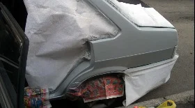 Ремонт и покраска заднего крыла ВАЗ 21099