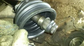 Замена ШРУСА и пыльников на Ауди 80