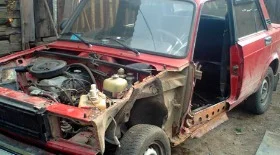 Замена переднего крыла ВАЗ 2107