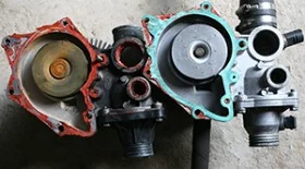 Замена водяной помпы на BMW e34 525i