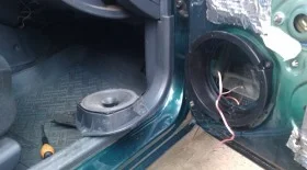 Установка передних колонок Chevrolet Lanos