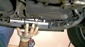 Замена топливного фильтра на BMW E36
