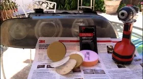 Полировка передних фар BMW E46 своими руками