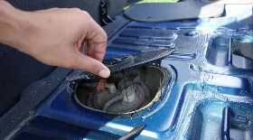 Замена топливного фильтра Hyundai Getz