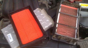 Как поменять воздушный фильтр Nissan Tiida