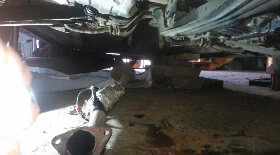 Замена выхлопной системы Nissan Primera P11