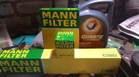 Замена фильтров на Citroen C3 Picasso