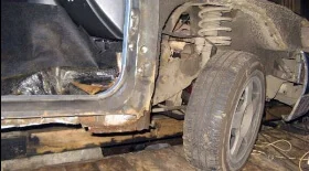 Восстанавливаем геометрию передка и варим лонжерон на ВАЗ-2110