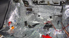 Установка шумоизоляции на ВАЗ 2112