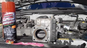 Чистим дроссельную заслонку своими руками на Nissan Almera Classic