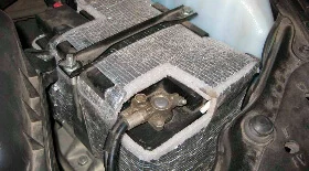 Утепление аккумулятора в холодную зиму