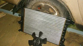 Замена радиатора на Волге