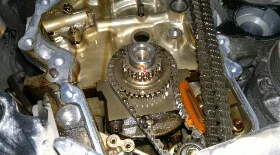 Замена цепи ГРМ Toyota Voxy