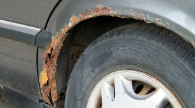 Ремонт арки Mazda 626