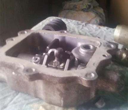 Снятая коробка с пыльником