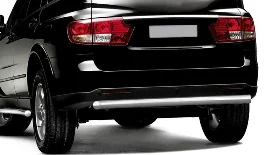 Установка защиты заднего бампера SsangYong Rexton / Kyron