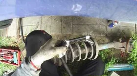 Сборка передней стойки Ford Sierra