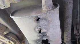 Ремонт глушителя Ford Sierra