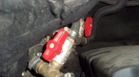 Замена краника печки автомобиля ВАЗ-2120 