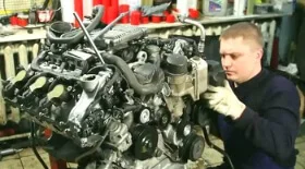 Сборка двигателя M 272 Mercedes