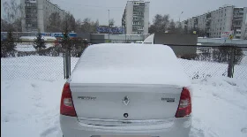 Заводим машину Renault Logan зимой