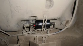 Замена топливного фильтра на Renault Logan