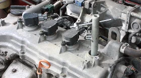 Проверка, замена свечей на Nissan Almera