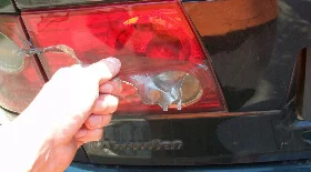 Тонировка фар Chery Amulet своими руками