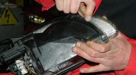 Сборка фары Ford Focus 2