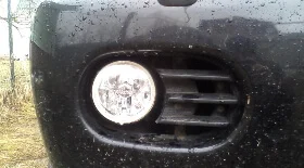 Замена противотуманных фар на Mitsubishi Pajero