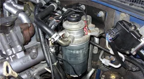 Замена топливного фильтра на Mitsubishi Pajero