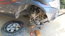 Замена ступицы на Mitsubishi L200