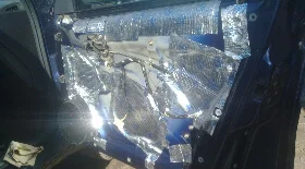  Шумоизоляция двери Fiat Marea