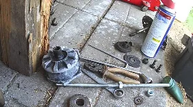 Замена сайлентблока задней балки на Ford Sierra