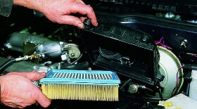 Замена воздушного фильтра на ВАЗ 21099