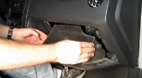 Замена салонного фильтра на Chevrolet Aveo