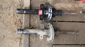 Снятие и ремонт передней стойки Renault Megane 2