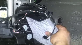 Замена салонного фильтра на Renault Scenic 3