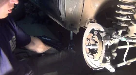 Разбор заднего тормозного механизма Волга Сайбер