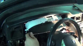 Демонтаж элементов торпеды на Волга Сайбер 