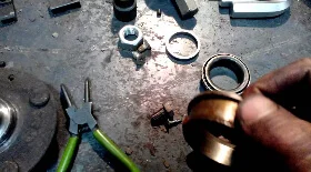 Регулировка ступичного подшипника Kia Rio