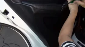 Снятие обшивки двери BMW X5 E70